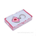 Free Design Custom Heart Shape Metal Love Wholesale Keychain